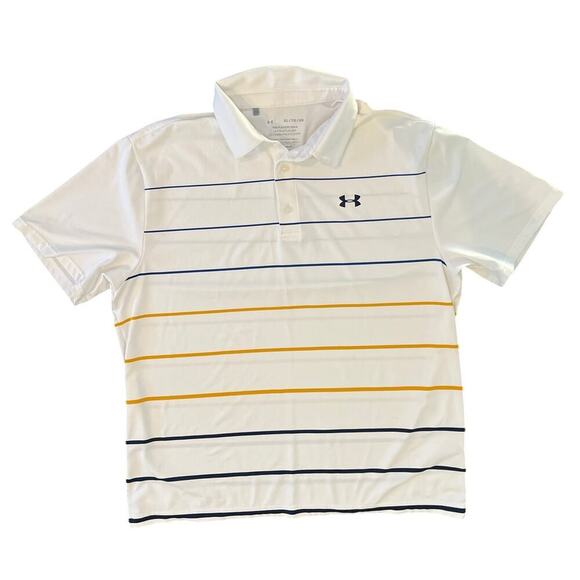 Under Armour The Playoff Polo Shirt Size XL Stretch Golf Performance Breathable - Picture 1 of 6